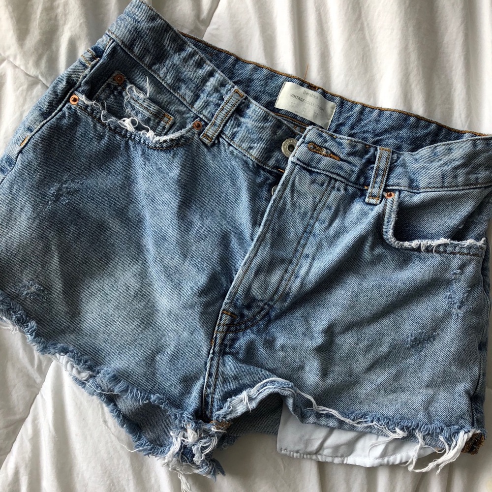 High Waisted Jean Shorts